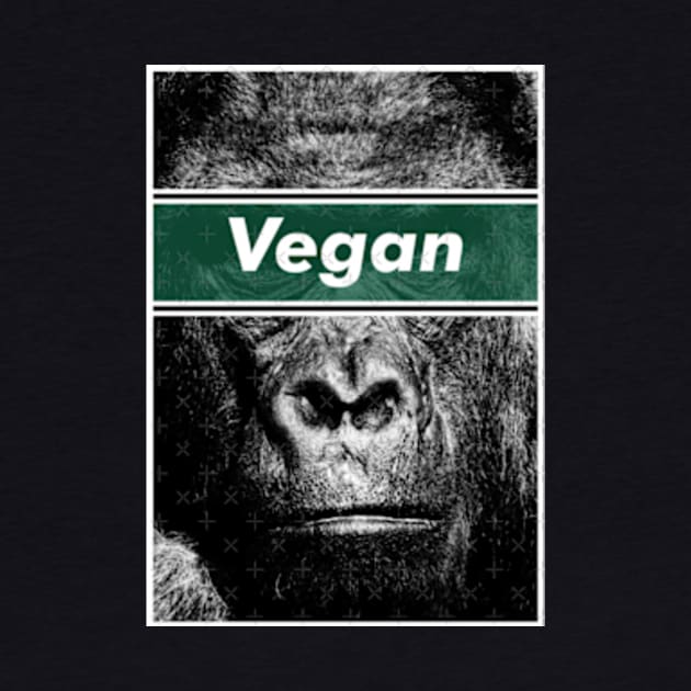 Vegan Gorilla by perdewtwanaus